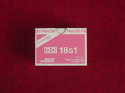 Needles BD 18 x 1" 100/box