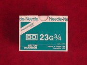 Needles BD 23 x 3/4" 100/box