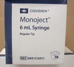 syringe (Monoject) 6 cc Box of 50